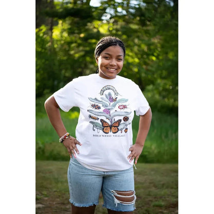 Liberty Graphics Milkweed Village Short Sleeve T-Unisex - Clothing - Tops-Appalachian Outfitters