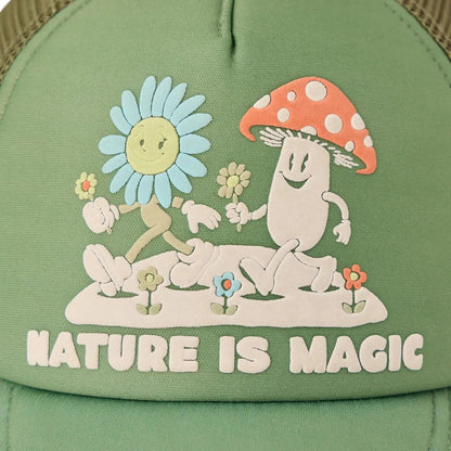 Life is Good Kids Nature is Magic Friends Kids Trucker-Accessories - Hats - Kids-Appalachian Outfitters