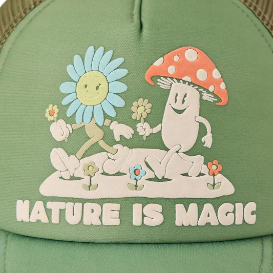 Life is Good Kids Nature is Magic Friends Kids Trucker-Accessories - Hats - Kids-Appalachian Outfitters