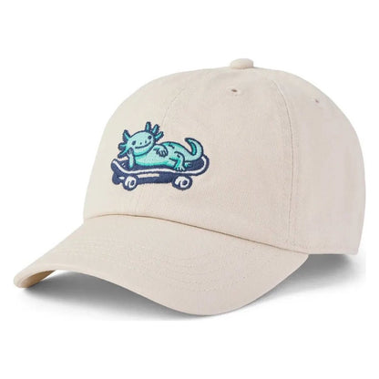 Life is Good Kids Relaxolotl Skateboard Kids Chill Cap-Accessories - Hats - Kids-Appalachian Outfitters