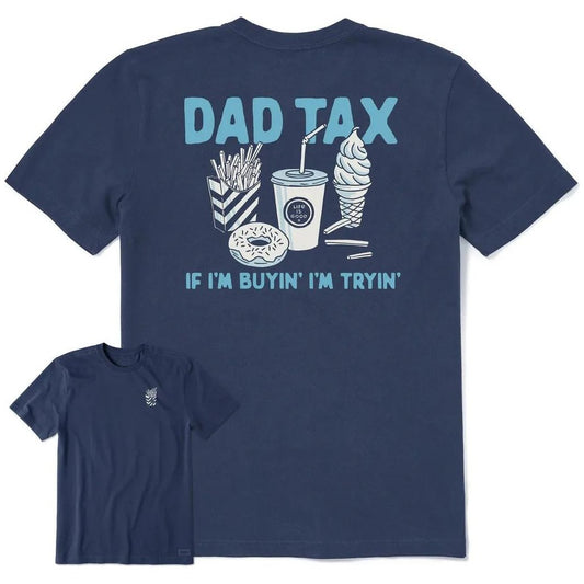 Life is Good Men's Dad Tax Short Sleeve Tee-Men's - Clothing - Tops-Appalachian Outfitters