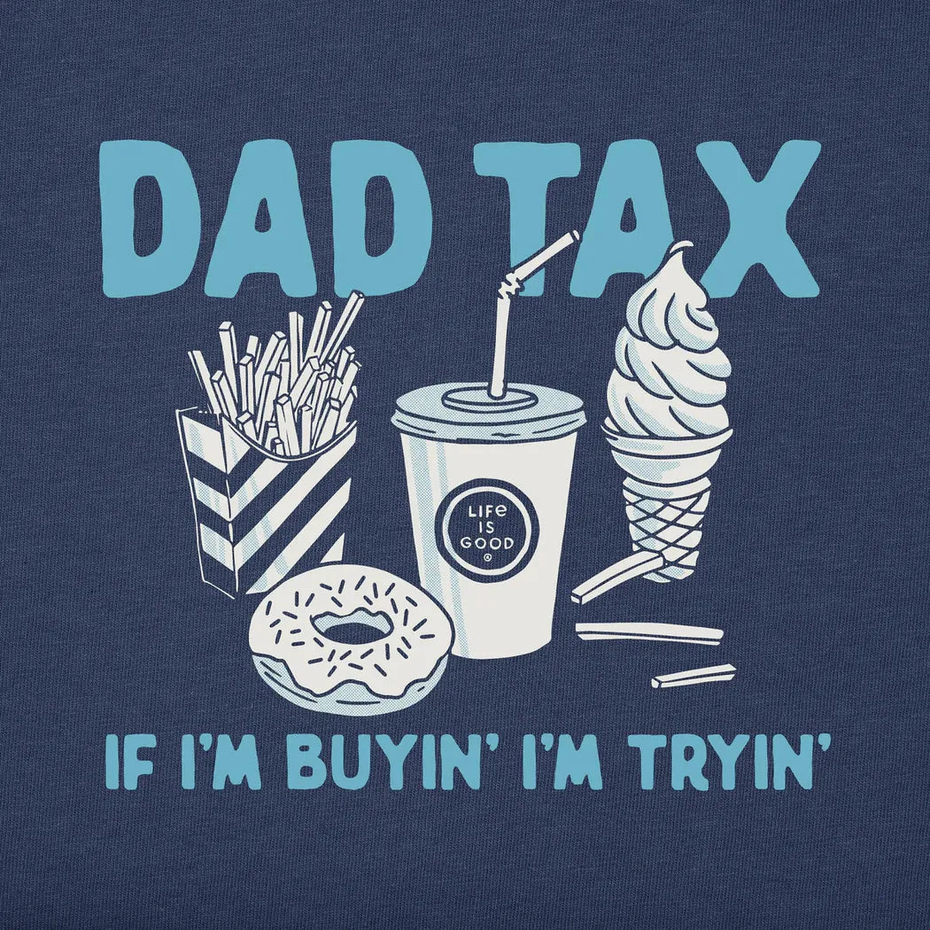 Life is Good Men's Dad Tax Short Sleeve Tee-Men's - Clothing - Tops-Appalachian Outfitters