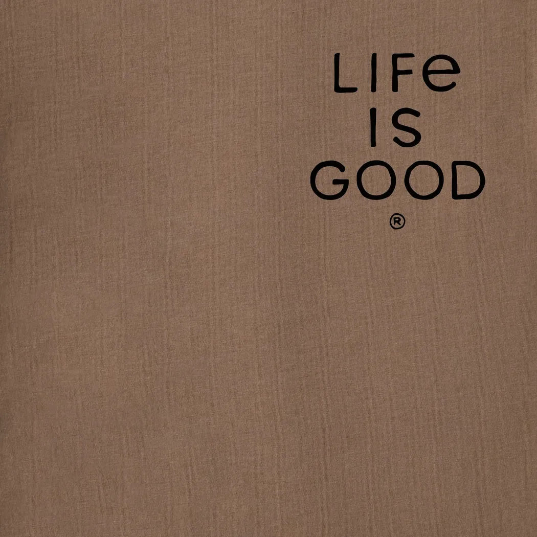 Life is Good Men's Eagle Moon Short Sleeve Crusher Tee-Men's - Clothing - Tops-Appalachian Outfitters