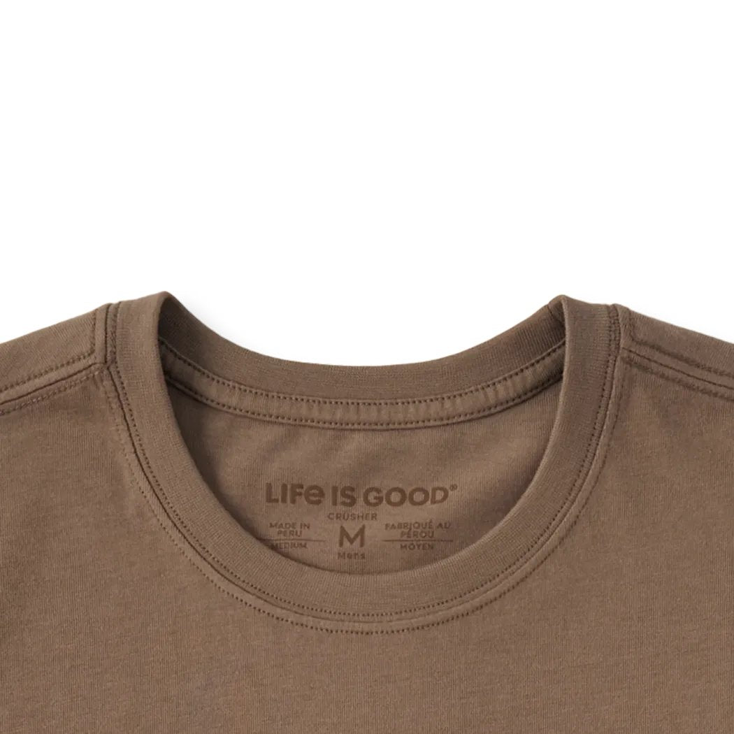 Life is Good Men's Eagle Moon Short Sleeve Crusher Tee-Men's - Clothing - Tops-Appalachian Outfitters