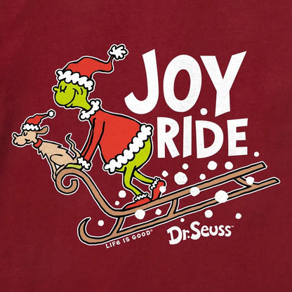 Life is Good Men's Joy Ride Grinch Long Sleeve Crusher Tee-Men's - Clothing - Tops-Appalachian Outfitters