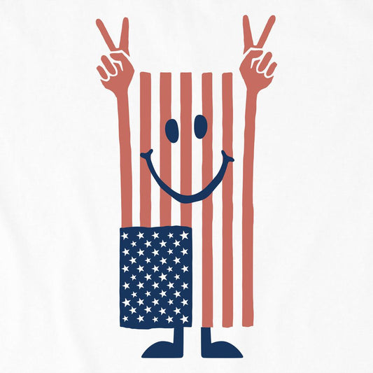 Life is Good Men's Liberty & Laughs Shortsleeve Crusher Tee-Men's - Clothing - Tops-Appalachian Outfitters