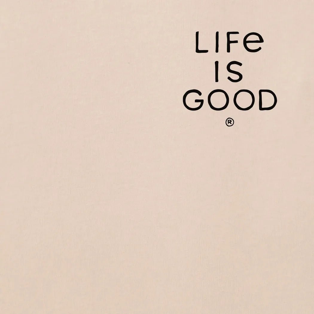 Life is Good Men's Moose Moon Short Sleeve Crusher Tee-Men's - Clothing - Tops-Appalachian Outfitters