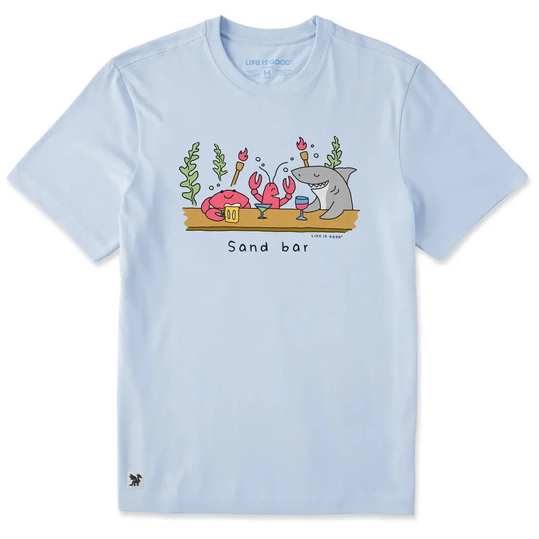 Life is Good Men's Sand Bar Short Sleeve Crusher Tee-Men's - Clothing - Tops-Appalachian Outfitters