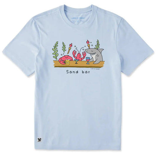 Life is Good Men's Sand Bar Short Sleeve Crusher Tee-Men's - Clothing - Tops-Appalachian Outfitters