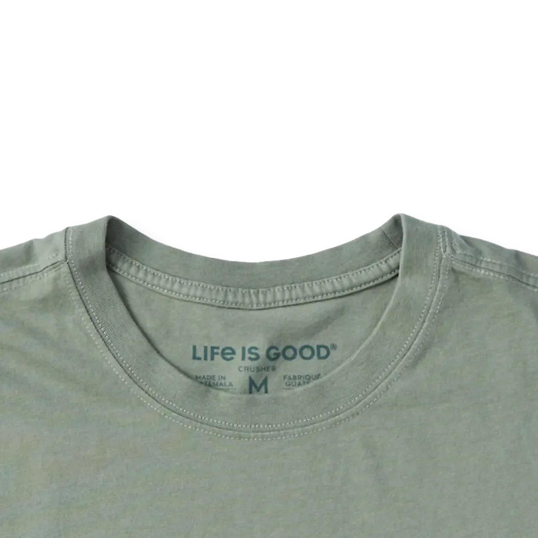 Life is Good Men's Scally Cap Frog Short Sleeve Crusher Tee-Men's - Clothing - Tops-Appalachian Outfitters