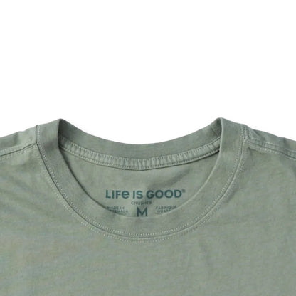 Life is Good Men's Scally Cap Frog Short Sleeve Crusher Tee-Men's - Clothing - Tops-Appalachian Outfitters