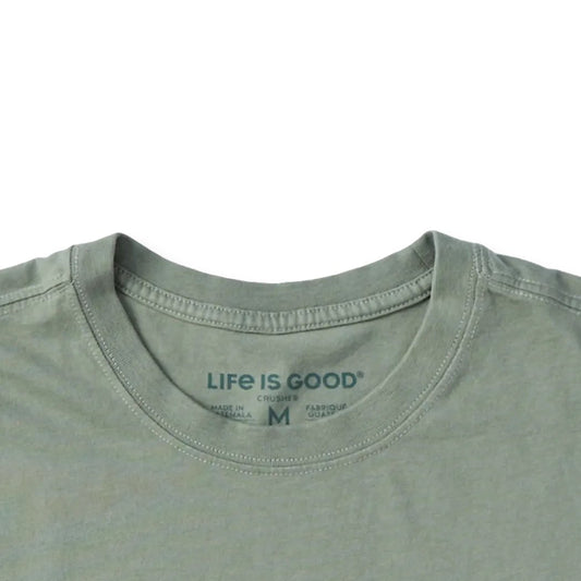 Life is Good Men's Scally Cap Frog Short Sleeve Crusher Tee-Men's - Clothing - Tops-Appalachian Outfitters