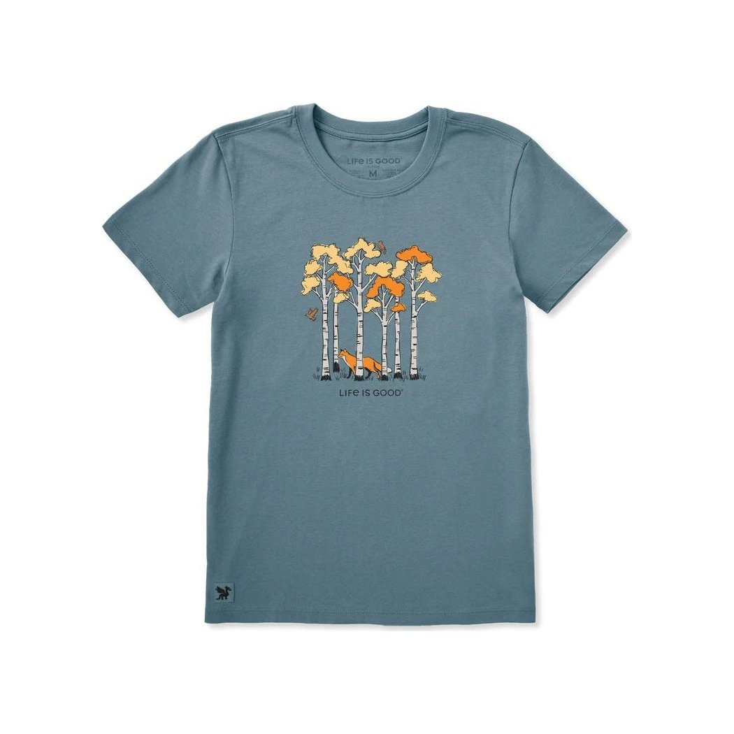 Life is Good Women's Among the Aspens Short Sleeve Crusher Tee