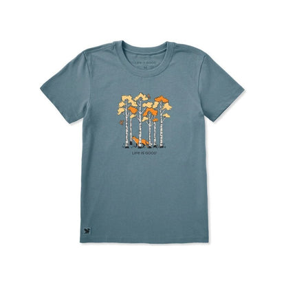 Life is Good Women's Among the Aspens Short Sleeve Crusher Tee