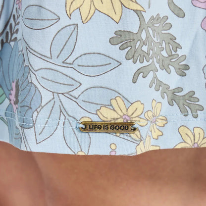 Life is Good Women's Botanical Garden Pattern Tiered Tank Dress-Women's - Clothing - Dresses-Appalachian Outfitters