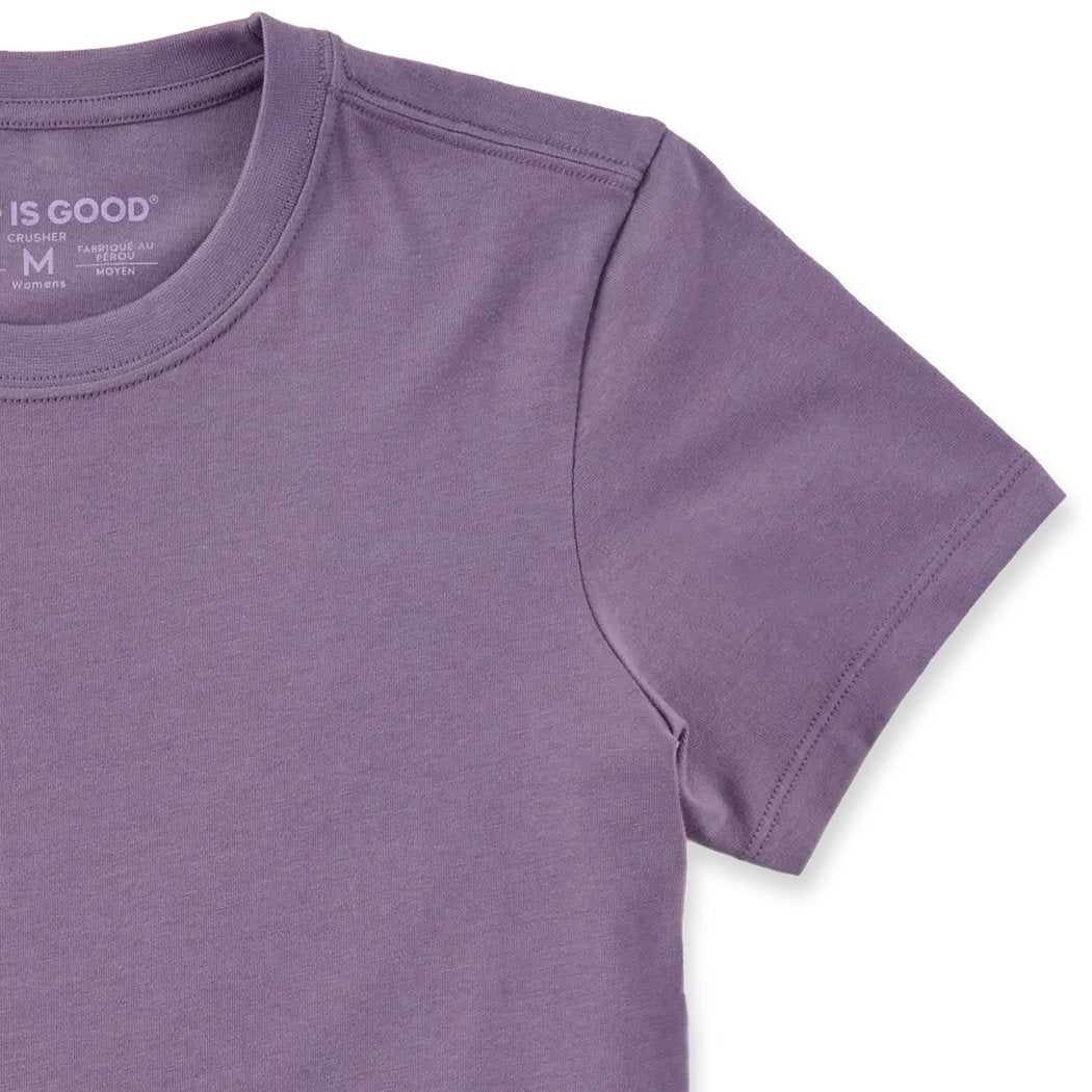 Life is Good Women's Echoes of Laughter Forest Short Sleeve Crusher-LITE Tee-Women's - Clothing - Tops-Appalachian Outfitters