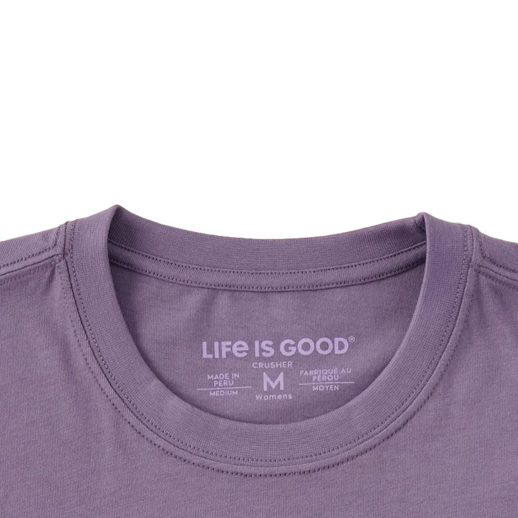 Life is Good Women's Echoes of Laughter Forest Short Sleeve Crusher-LITE Tee-Women's - Clothing - Tops-Appalachian Outfitters