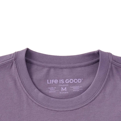 Life is Good Women's Echoes of Laughter Forest Short Sleeve Crusher-LITE Tee-Women's - Clothing - Tops-Appalachian Outfitters