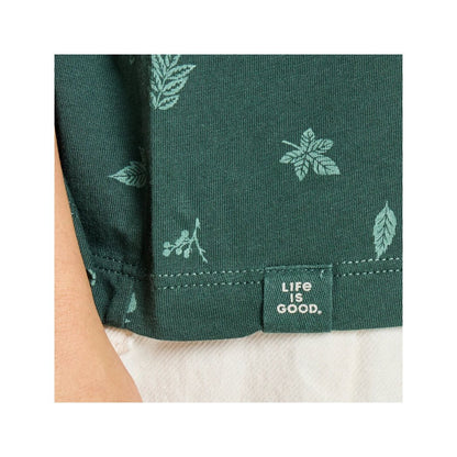 Life is Good Women's Falling Leaves Pattern Crusher