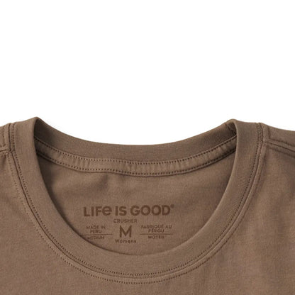 Life is Good Women's Mushy Butterfly Short Sleeve Crusher Tee-Women's - Clothing - Tops-Appalachian Outfitters