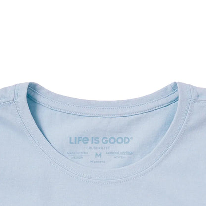 Life is Good Women's Patriotic Daisy Sneakers Short Sleeve Tee-Women's - Clothing - Tops-Appalachian Outfitters