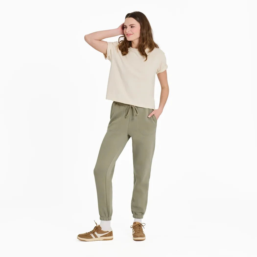 Life is Good Women's Solid Vibes Fleece Jogger-Women's - Clothing - Tops-Appalachian Outfitters