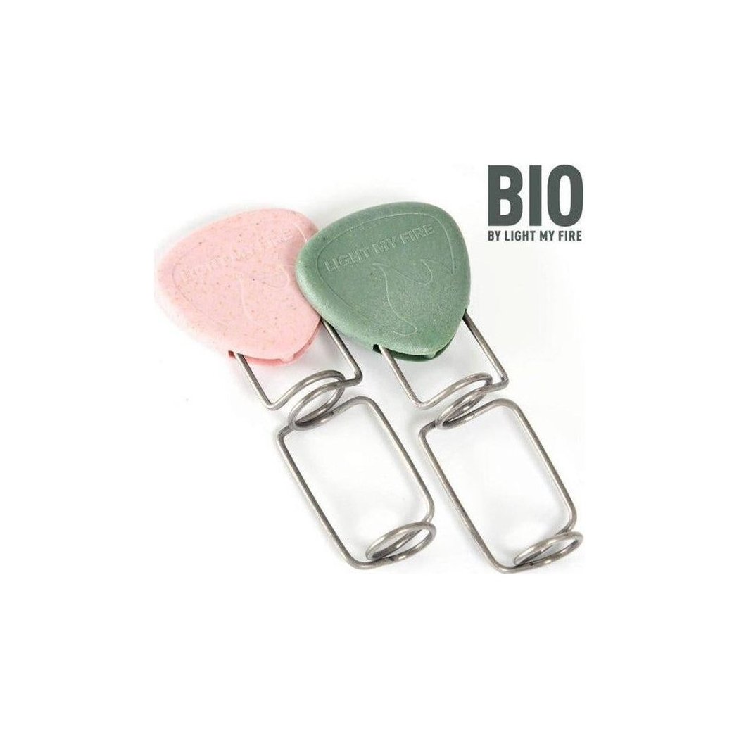 Light My Fire GrandPa's FireFork BIO 2-pack-Camping - Cooking - Cooking Accessories-sandygreen/dustypink-Appalachian Outfitters