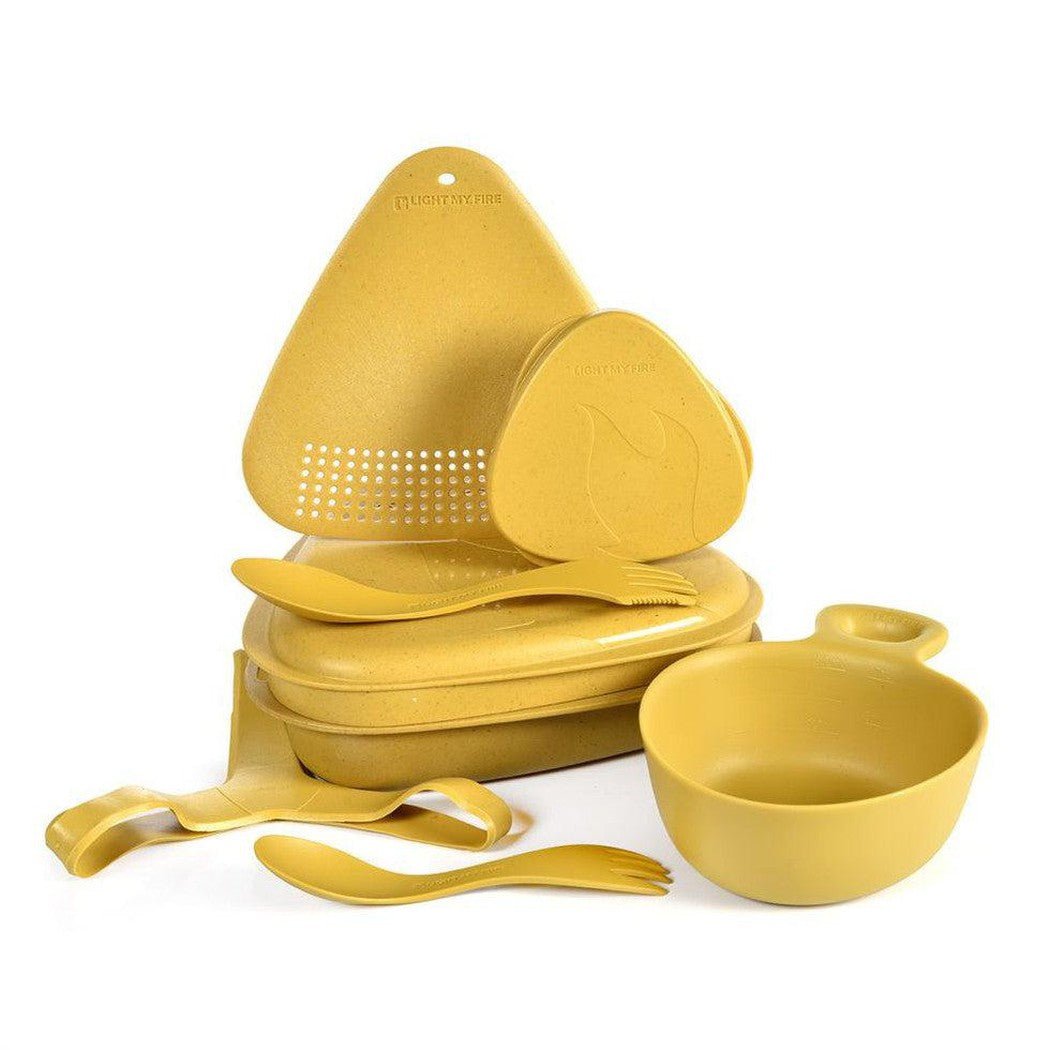 Light My Fire Outdoor MealKit BIO-Camping - Cooking - Dishware-Musty Yellow-Appalachian Outfitters