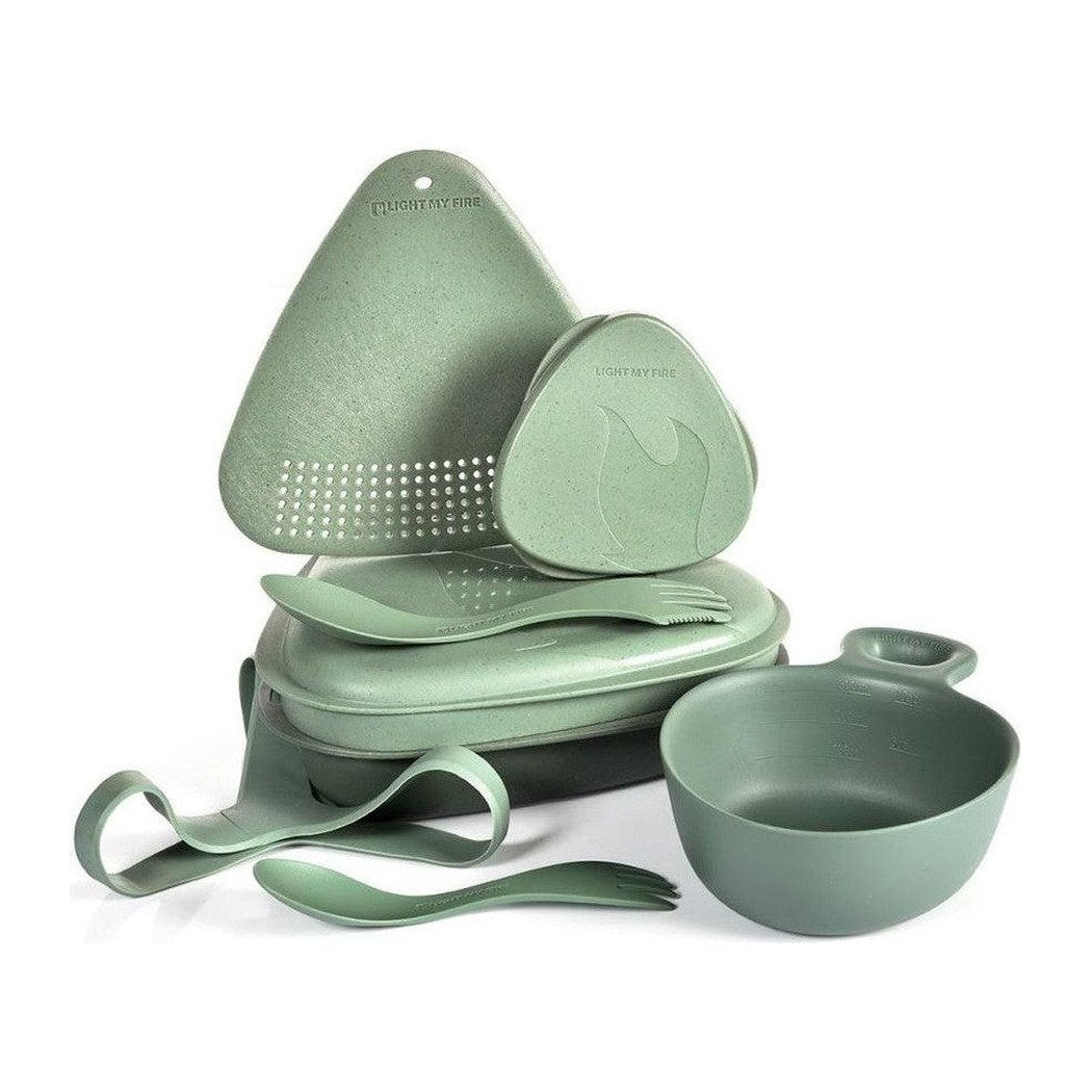 Light My Fire Outdoor MealKit BIO-Camping - Cooking - Dishware-Sandy Green-Appalachian Outfitters