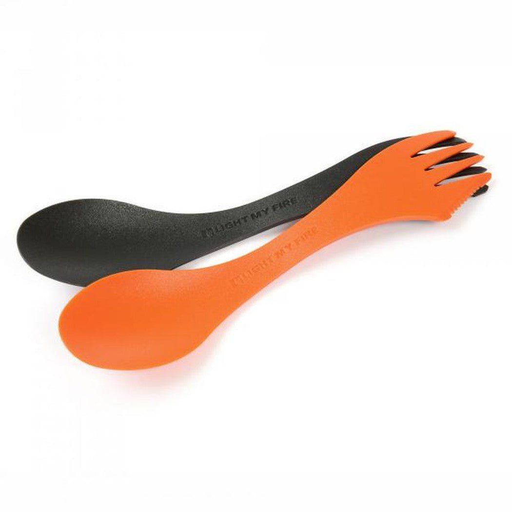 Light My Fire Spork Original BIO 2-pack-Camping - Cooking - Utensils-Rusty Orange/Slaty Black-Appalachian Outfitters