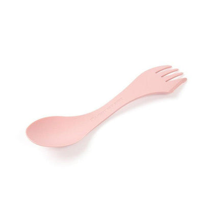 A side view of the Light My Fire Spork Original BIO showing the spoon and fork features against a white background.