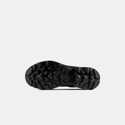 The sole of the Mammut Sertig III Low GTX Men in Gabbro Strata, showing the rugged tread pattern against a plain white background.