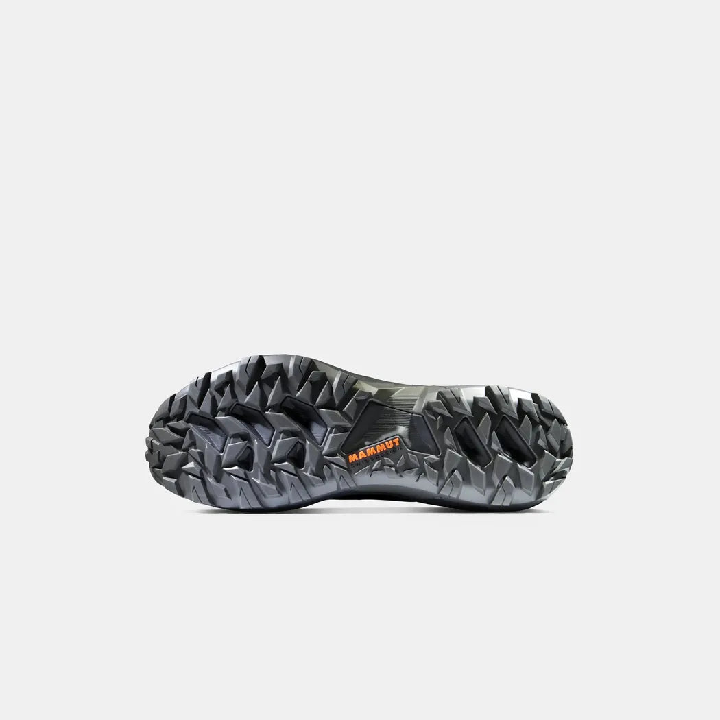 The sole of the Mammut Sports Group Sertig II Low GTX Men shoe, showing the lugged tread pattern against a plain white background.