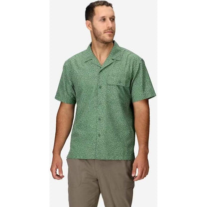 Marmot Men's AirExchange SolarShield Camp Novelty SS Shirt-Men's - Clothing - Tops-Juniper Green Mini Bloom-M-Appalachian Outfitters