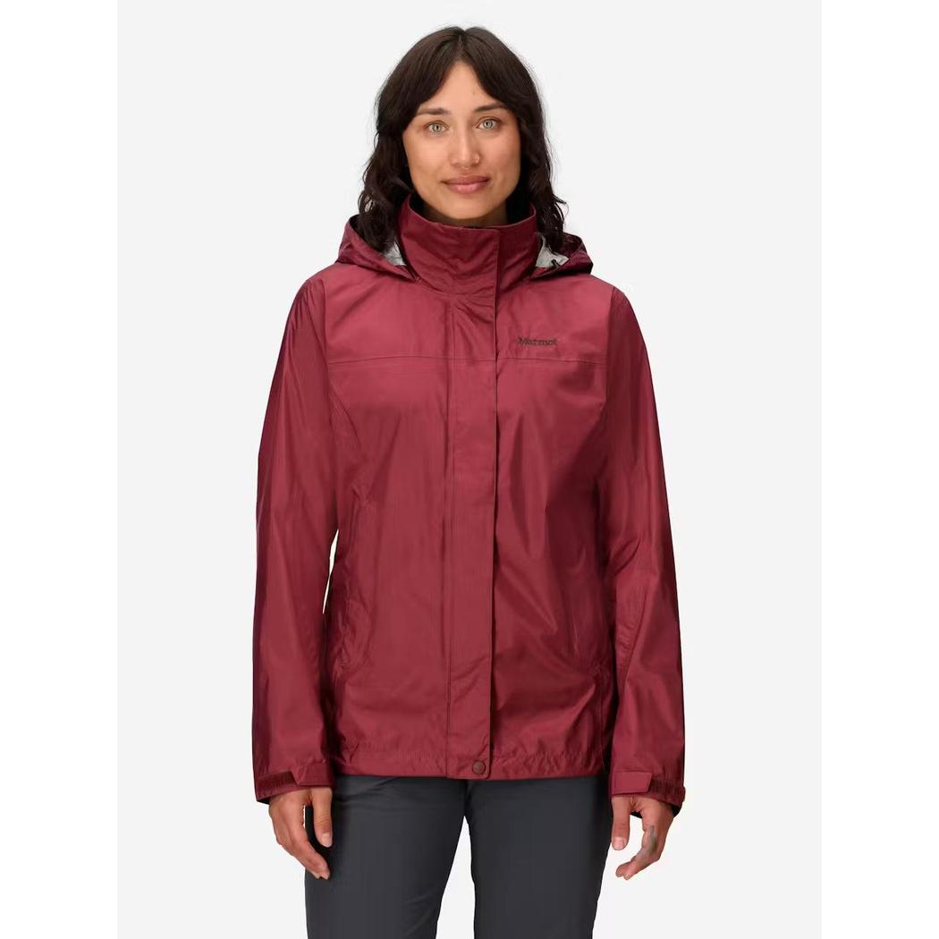 Marmot Women's PreCip Eco Jacket-Women's - Clothing - Jackets & Vests-Acai Berry-S-Appalachian Outfitters
