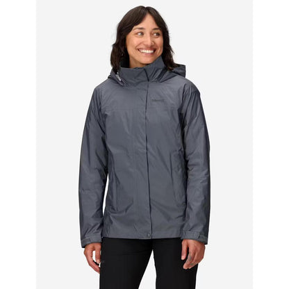 Marmot Women's PreCip Eco Jacket-Women's - Clothing - Jackets & Vests-Steel Onyx-S-Appalachian Outfitters
