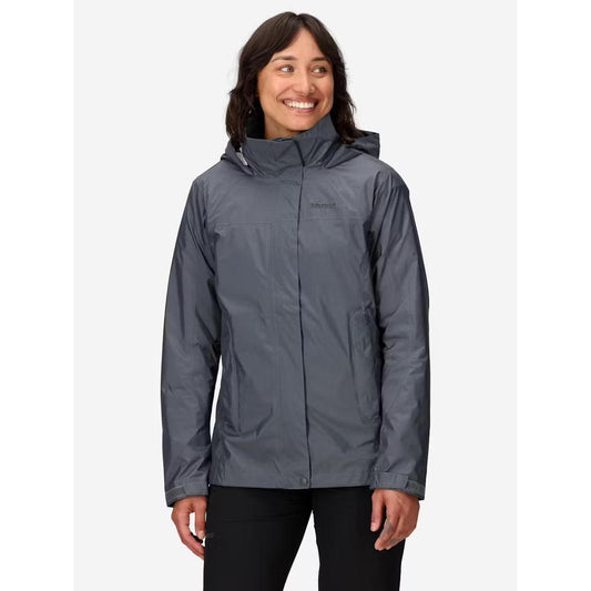 Marmot Women's PreCip Eco Jacket-Women's - Clothing - Jackets & Vests-Steel Onyx-S-Appalachian Outfitters