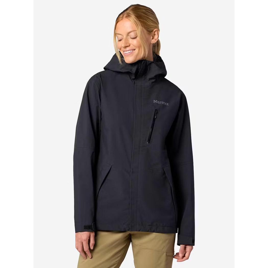 Marmot Women's PreCip Evo Pro Jacket-Women's - Clothing - Jackets & Vests-Black-S-Appalachian Outfitters