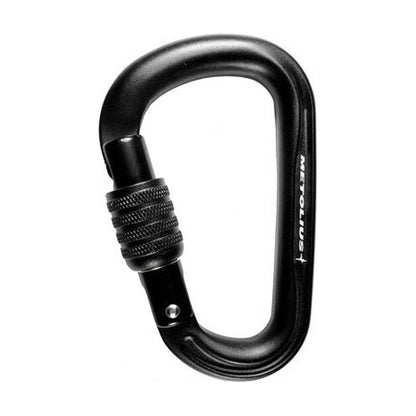 Metolius Element II Screw Lock-Climbing - Hardware - Carabiners-Black-Appalachian Outfitters