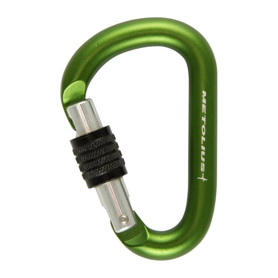 Metolius Element Locker-Climbing - Hardware - Carabiners-Green-Appalachian Outfitters