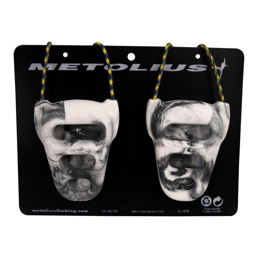 Metolius Rock Rings 3D-Climbing - Climbing Essentials - Training Gear-Black/White Swirl-Appalachian Outfitters