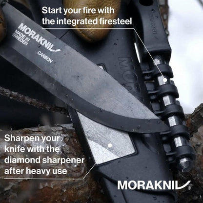 Morakniv Bushcraft Survival Black-Camping - Accessories - Knives-Appalachian Outfitters