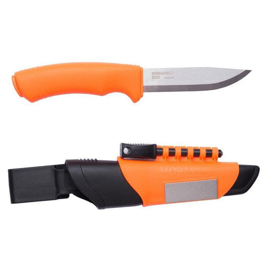 Morakniv Bushcraft Survival - Stainless Knife - Orange-Camping - Accessories - Knives-Appalachian Outfitters