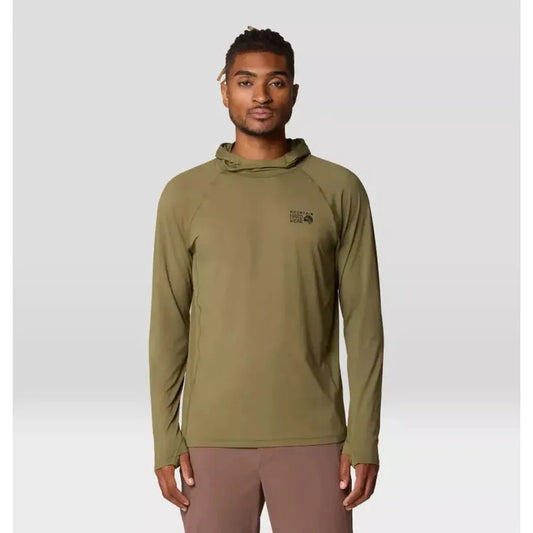 Mountain Hardwear Men's Crater Lake Hoody-Men's - Clothing - Tops-Combat Green-M-Appalachian Outfitters