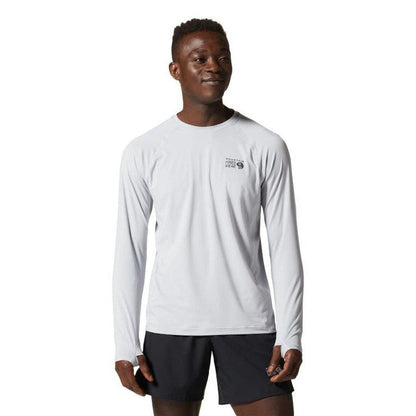 Mountain Hardwear Men's Crater Lake Long Sleeve Crew-Men's - Clothing - Tops-Glacial-M-Appalachian Outfitters