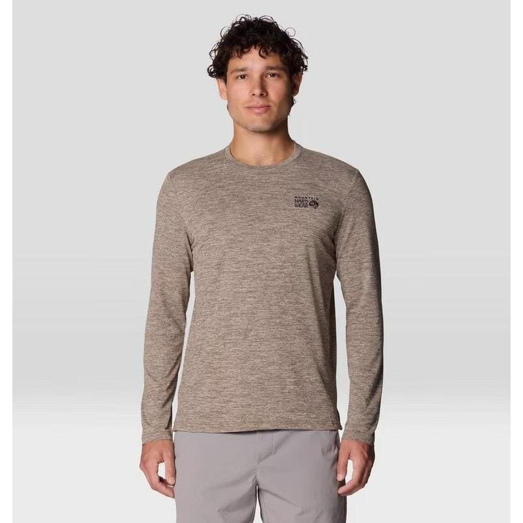 Mountain Hardwear Men's Sunblocker Long Sleeve-Men's - Clothing - Tops-Tierra Heather-M-Appalachian Outfitters