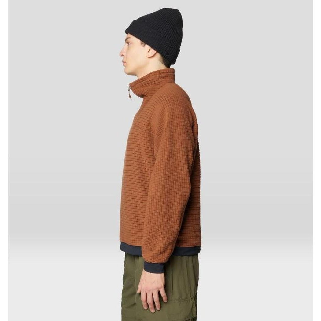 Mountain Hardwear Summit Grid Big Grid Half Zip-Men's - Clothing - Tops-Appalachian Outfitters