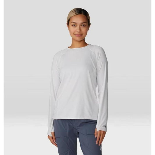 Mountain Hardwear Women's Crater Lake Long Sleeve-Women's - Clothing - Tops-Fogbank-XS-Appalachian Outfitters