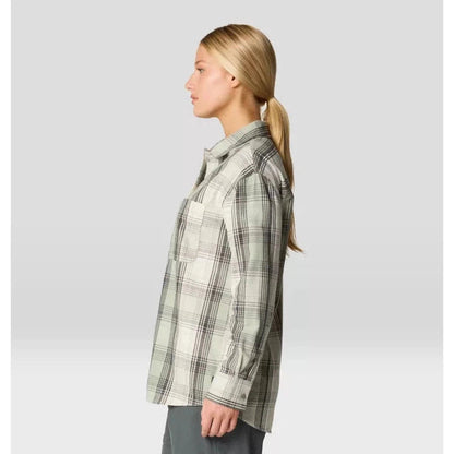 Mountain Hardwear Women's Dolores Flannel Long Sleeve Shirt-Women's - Clothing - Tops-Appalachian Outfitters