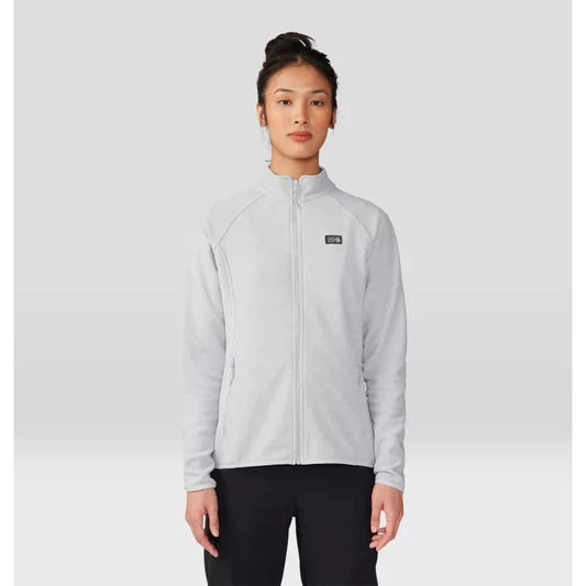 Mountain Hardwear Women's Microchill Full Zip Jacket-Women's - Clothing - Jackets & Vests-Glacial Heather-S-Appalachian Outfitters